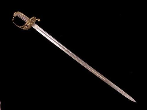 victoriansword:British Pattern 1827 Rifle Officer’s Presentation SwordThis is a magnificent example 