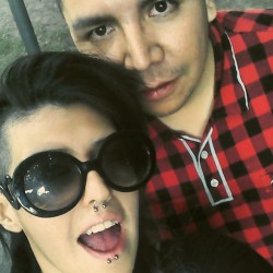 Excelente tarde en la #cineteca #goth #peliculas #movietime #sunday #selfie #eyewear #piercing #dark #rockabilly #onlyloversleftalive