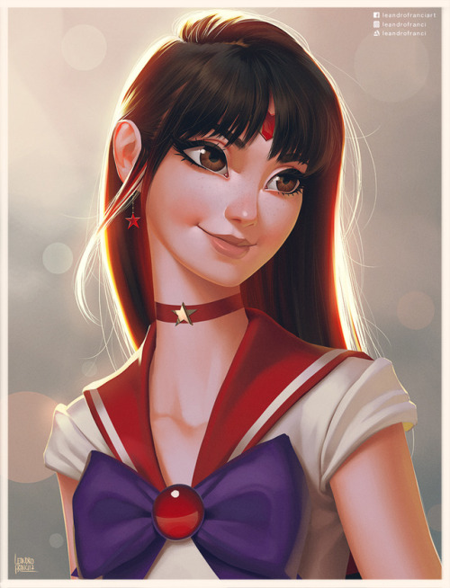 Sailor Mars portrait :D