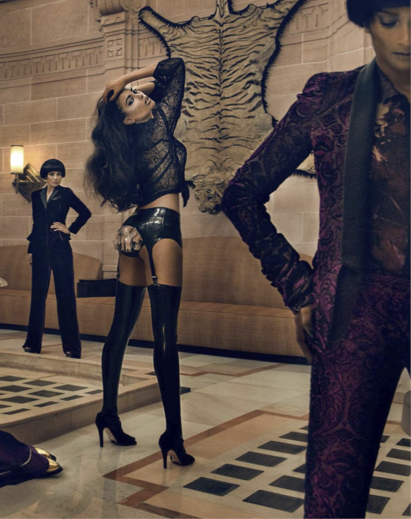 allcoveredinglitter:  Kelly, Mariette, Nidhi, Natalia And Renya - Vogue India October