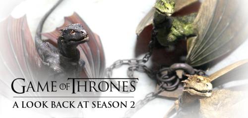 Los bebés promocionando el resumen de Game of Thrones season 2 viewers-guide.hbo.com/s