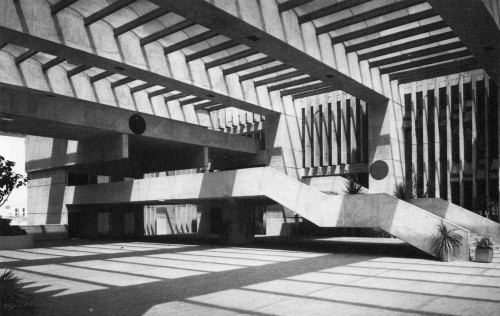 fuckyeahbrutalism: Delegacion Cuauhtémoc, Mexico City, Mexico, 1970s (Abraham Zabludovsky and