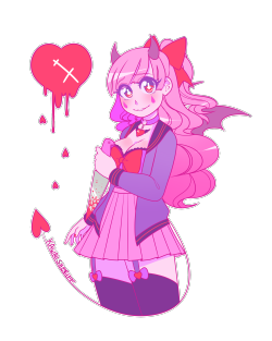 kawaiisheriff: “Knife Girl” &amp; “Star Girl” Shop / Commission Info / Redbubble 