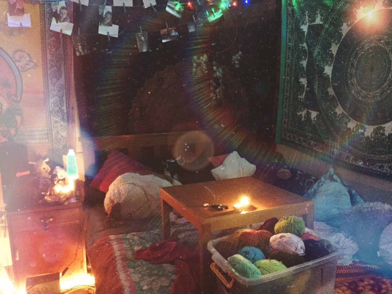 euphoricspirit:I took this photo the other day in the middle of making a few necklaces,