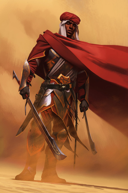 Steel Adeptby Joseph MeehanDone for Elder Scrolls Legends, a Redguard warrior