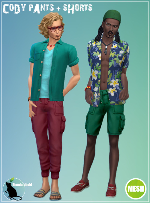 standardheld: Cody Pants + Shorts (Recolor) Infos + download under the cut! Keep reading