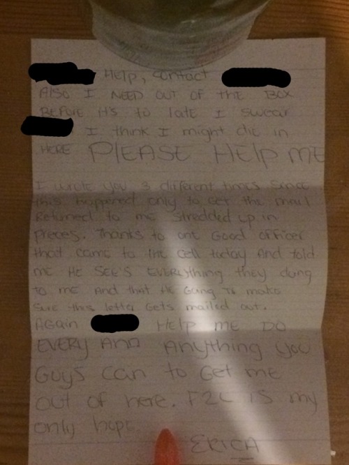 realgarn:wefight2live:LETTER FROM EYRICKA KING, RECEIVED 11 JULY 2017===============================