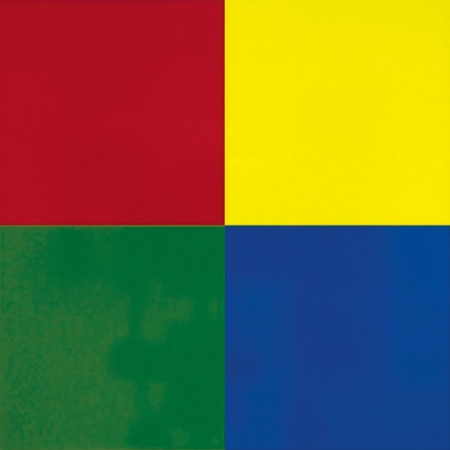 socialclaustrophobia: Gerhard Richter (German, b. 1932), Quattro Colori, 2008. Lacquer on Alu D