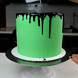 XXX holo-ween:Frankenstein Cake 💚 photo
