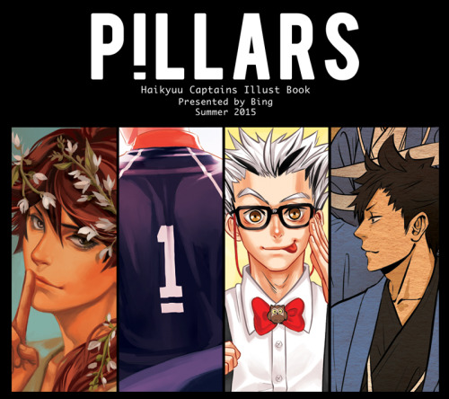 Haikyuu!! “Pillars” Captains illust book PREORDERS OPEN!- 30 pages full color illustration- art by m