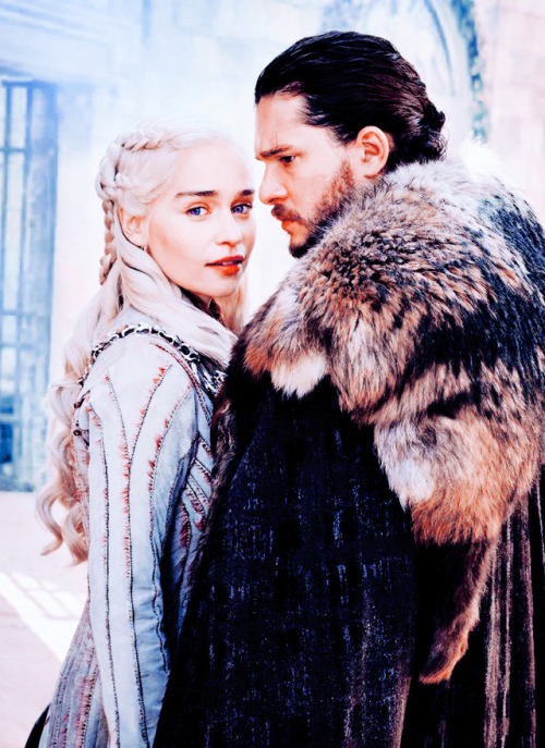 bael-the-bard: Daenerys Targaryen and Jon Snow for Entertainment Weekly cover photoshoot