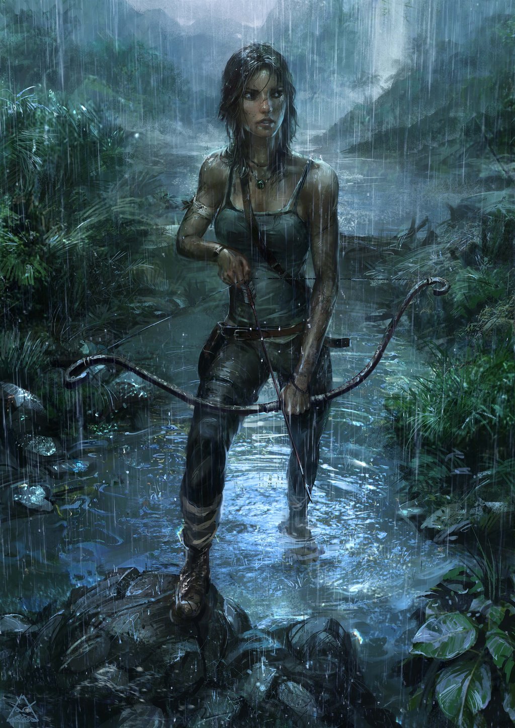 violet-kitsune:  Tomb-Raider-Reborn by ~Sanchiko.  Awesome! =D