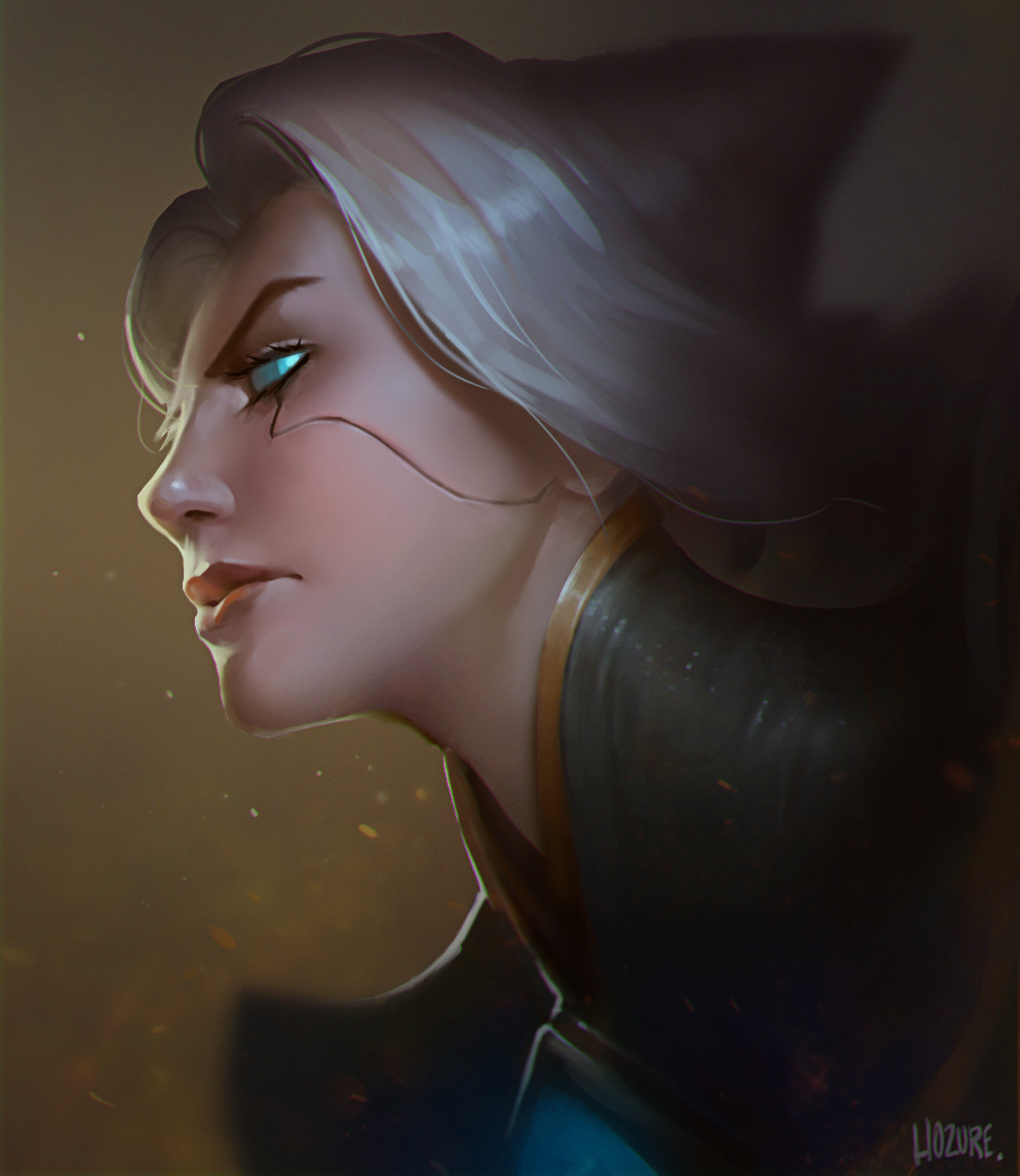 hozure: Headshot of Camille. I’m thinking of taking this month to work solely on
