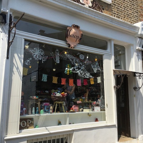 citystitchette:Today was my last day in London, and I made it to Loop, a charming yarn shop in the I