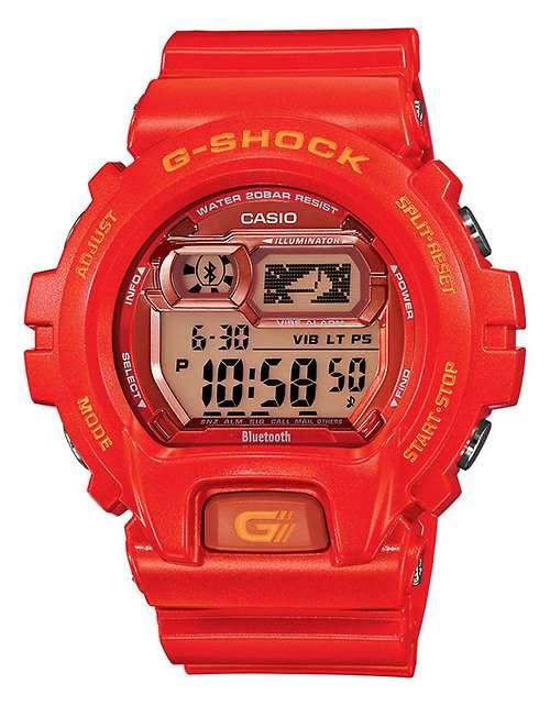 High Heels Blog wantering-blog: Shocking Red  Casio Bluetooth G Shock… via Tumblr