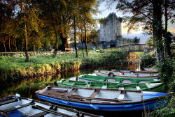 fieldsinireland:  Ross Castle, Irelan by