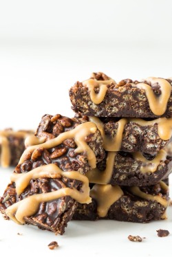 veganfoody:  Mini Crunch Bars with Peanut