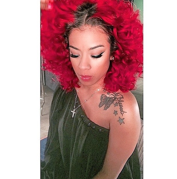 Keyshia cole short blonde hair