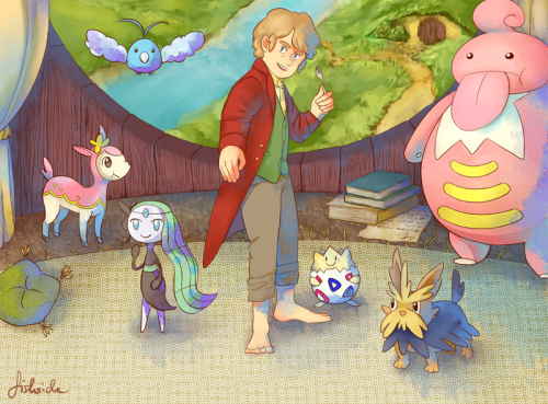 Pokemon AUs for the Hobbit Reverse Bang! Meddling by sunryder Bilbo should have known better than t