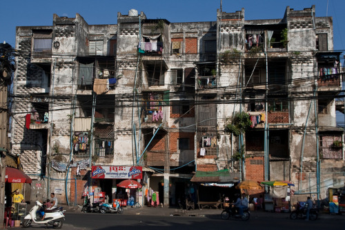 sheetmetalshack: The White Building by Jonas Hansel on Flickr. Phnom Penh, Cambodia Cambodian archit