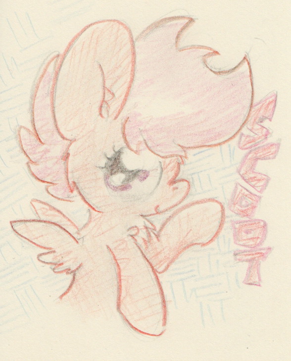 slightlyshade:  Have a duo of Scoot sketches! (Yeah, she’s playing with lego there!)