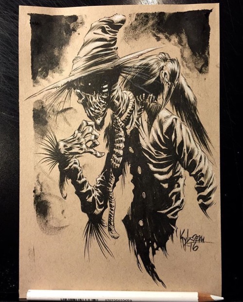 mistressoffear: The Scarecrow  by Kyle Hotz