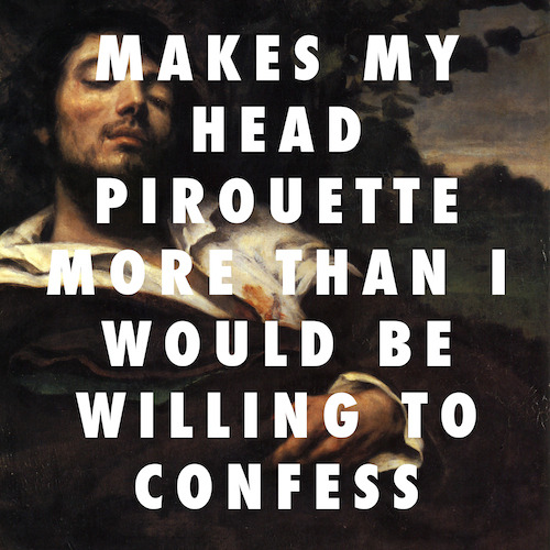 Gustave Courbet, The Wounded Man (1844-54) / Arctic Monkeys, Dangerous Animals (2009)