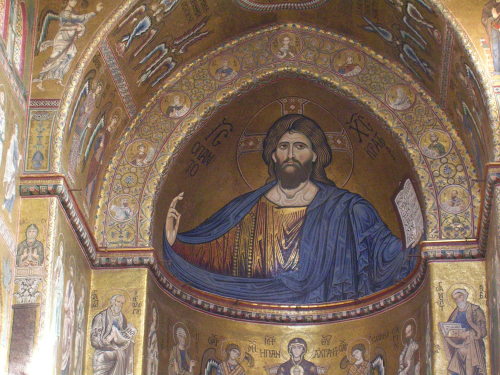 Christ Pantocrator of Monreale CathedralArts and architecture thrived during William the Good&rs