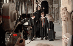 rupertgrnt:  Harry Potter behind the scenes 