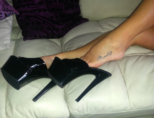 sole-girl:  donning a pair of my killer heels…. porn pictures