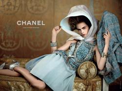freier-raum:  Cara Delevingne, Saskia de Brauw: Chanel resort ‘13 campaign from Fashionising.com 