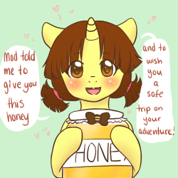 askbananaswit:  Uh, I mean, the honey in