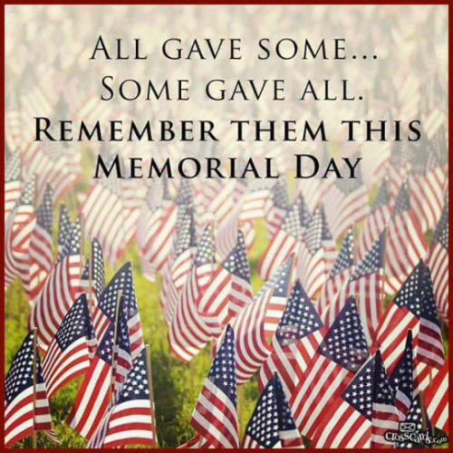 Remember those who fought and gave their lives we could be free!