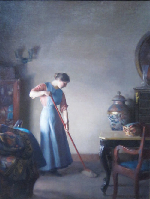 “The art of cleaning is a simple spiritual activity that is often overlooked. The image of the monk 