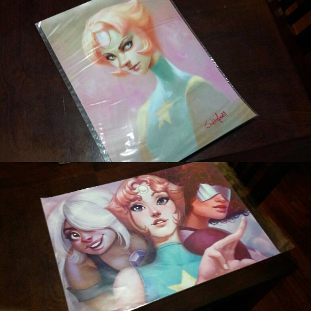 gifts from a friend
loved them! ❤
#print #prints #su #stevenuniverso #stevenuniverse #pearl #garnet #amethyst #fanart #perola #ametista