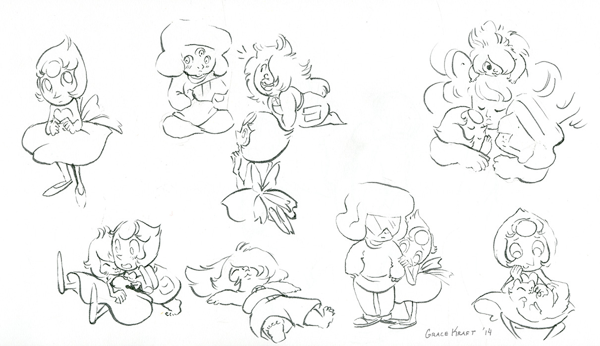 gracekraft:  I forgot I had some more sketches of Gem children lying around.  Also