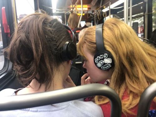 Wlw Couples On The Train (x)