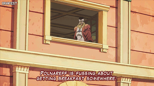 orafest:  Polnareff is a baby.