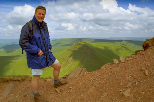 1998: Stunning Welsh countryside of the Brecon Beacons, whose unique geomorphology is primarily the 