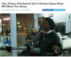 Lagonegirl:    The 13-Year-Old Entrepreneur Changing The Face Of Business In Detroit