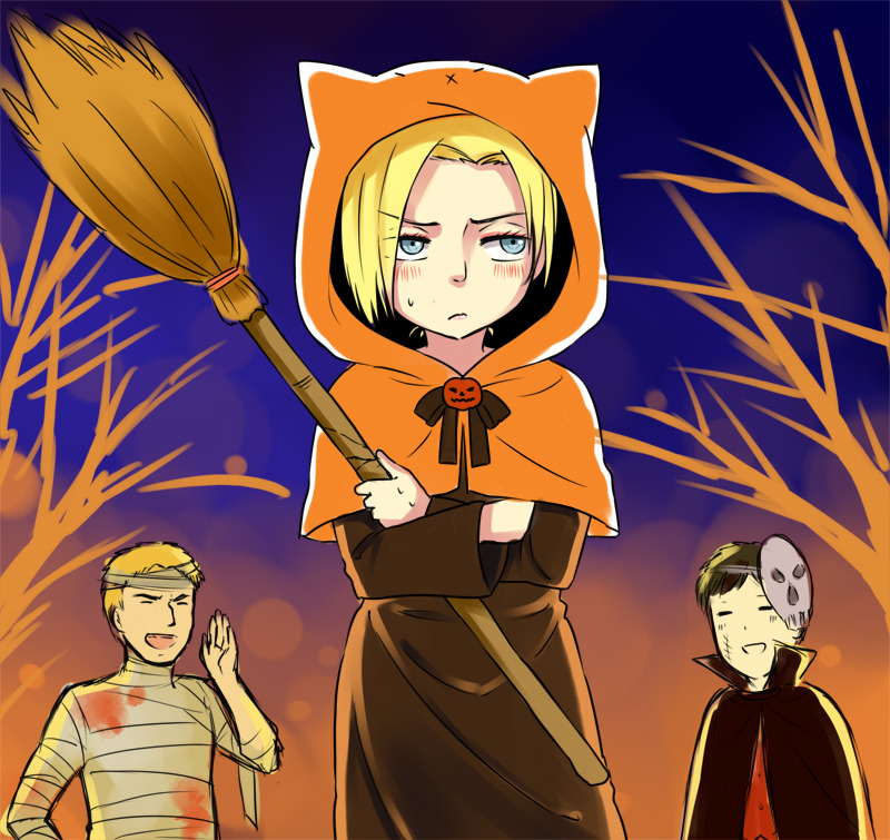 shingekinokyojins:  進撃のハロウィン落書き 