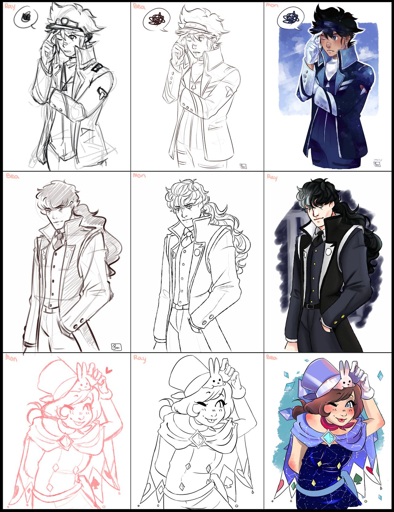raynef-art:  soupery:switcharound meme with @raynef-art and @pphonies !! 💖💖