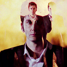 thebadwolf:boyband!tenbecause people said this gif looked like a music video (x)