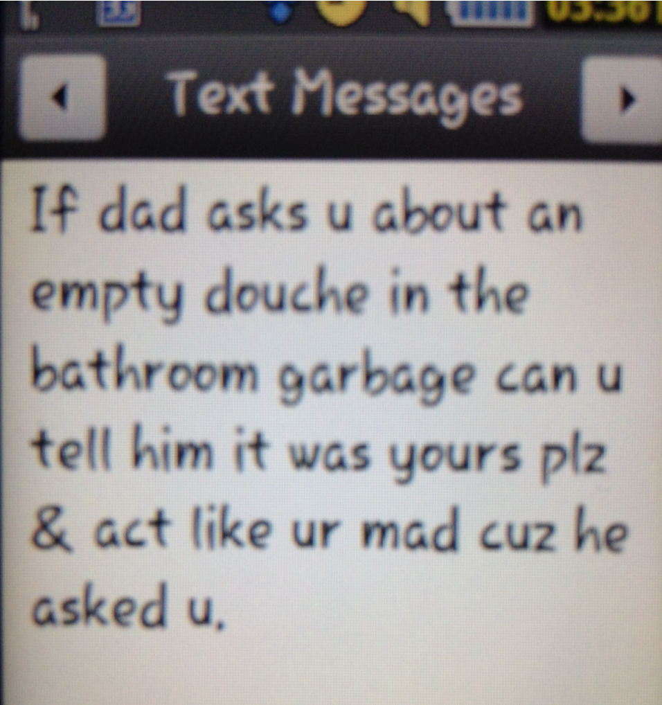 My mother has reached a whole new level of triflin. My jaw is permanently locked