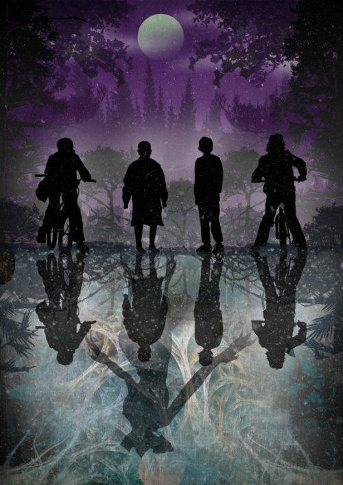 thegeekrebellion:  Stranger Things Art by SquiffyPrints 