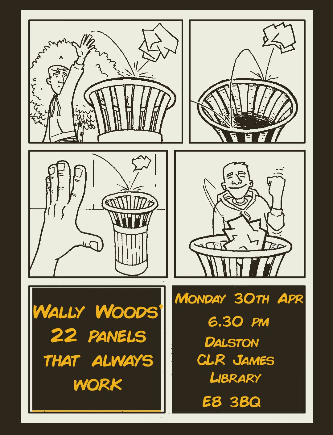 Dalston Comic (creators) Club — Our next session… Wally Woods 22 panels  was...