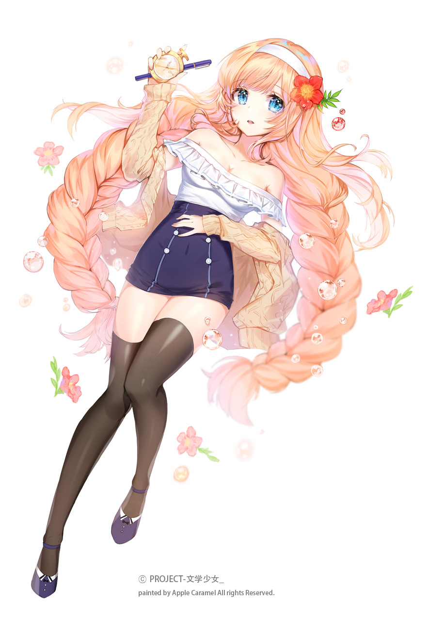 awwnimewaifus: Artist: Apple Caramel  