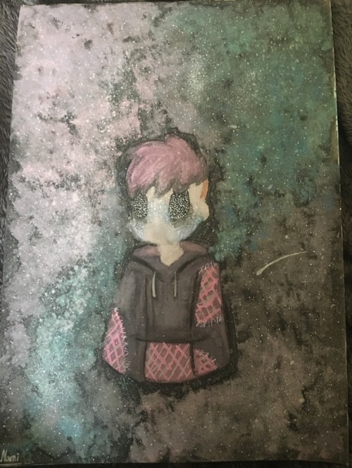 glitchtrousle: okay i spent like a total of almost 7 hours on this bcause watercolour is a bitch but