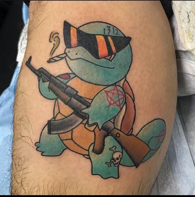 Squirtle squad tattoo