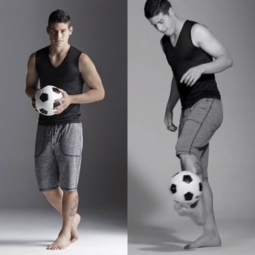 Porn Football player James Rodriguez for the new photos